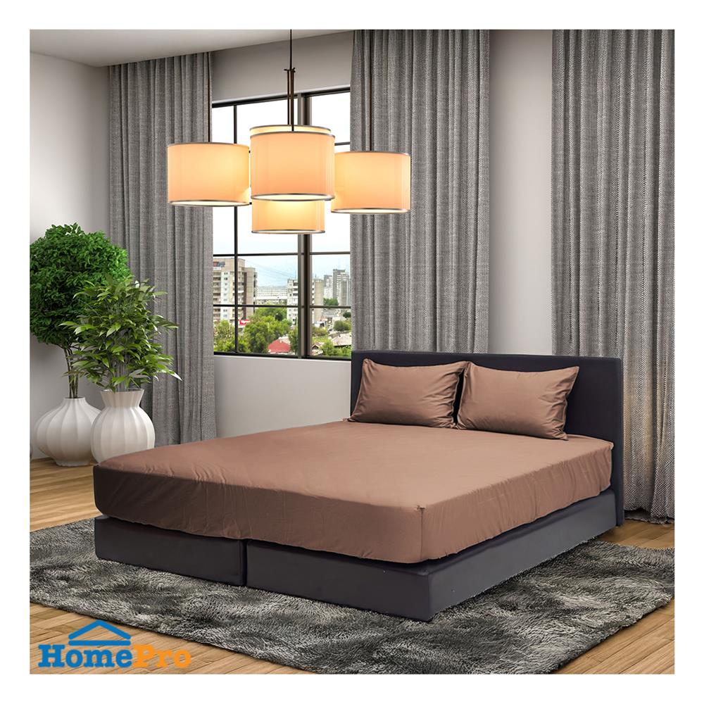 ชุดผ้าปูที่นอน 6 ฟุต (ชุด 5 ชิ้น) STEVENS PURE COTTON PZ02OR