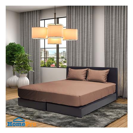 ชุดผ้าปูที่นอน 6 ฟุต (ชุด 5 ชิ้น) STEVENS PURE COTTON PZ02OR_0
