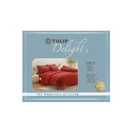 ชุดผ้าปูที่นอน 6 ฟุต (ชุด 5 ชิ้น) TULIP DELIGHT 60056-DL592_3
