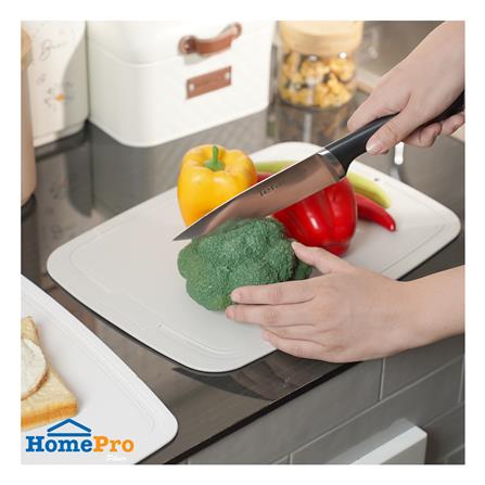 เขียงพลาสติก KECH สีเทา/ขาว (แพ็ก 1 แถม 1)_3