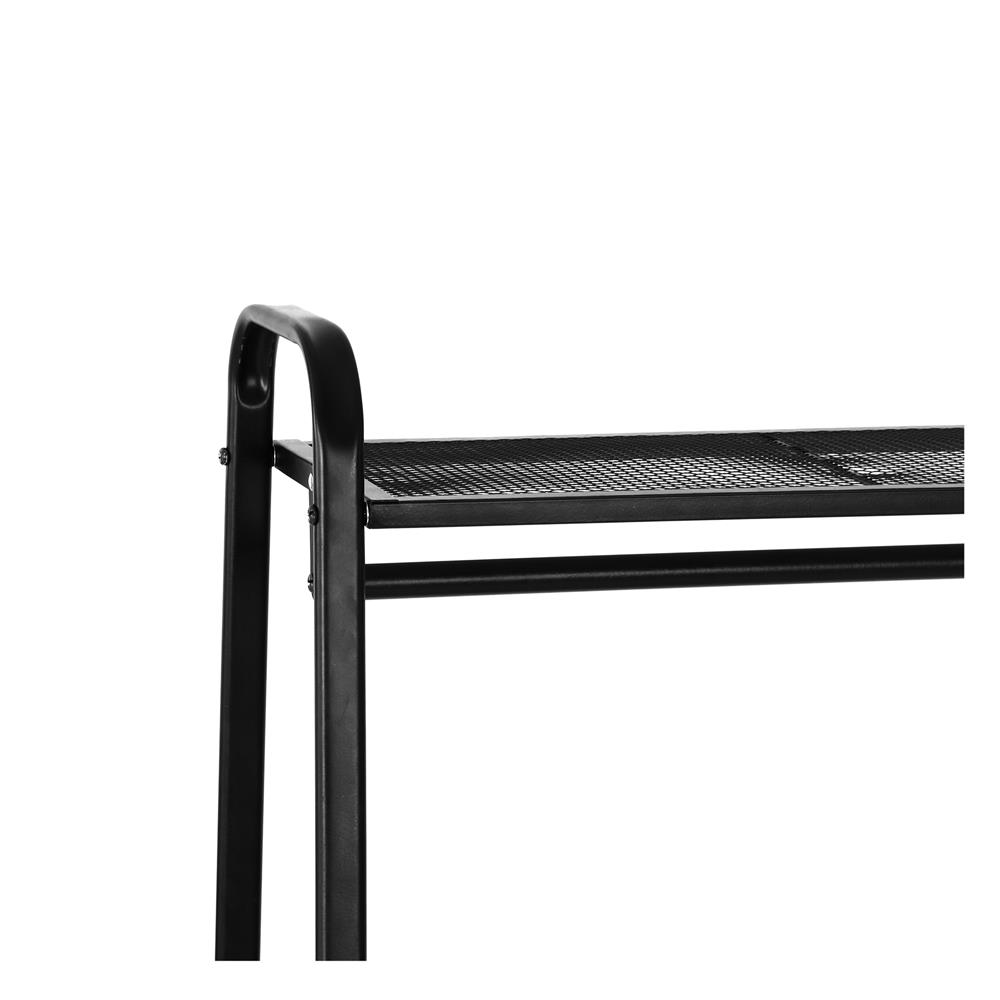 ราวแขวนผ้าและชั้นวางของ 3 ชั้น 85 ซม. PLIM METRO สีดำ