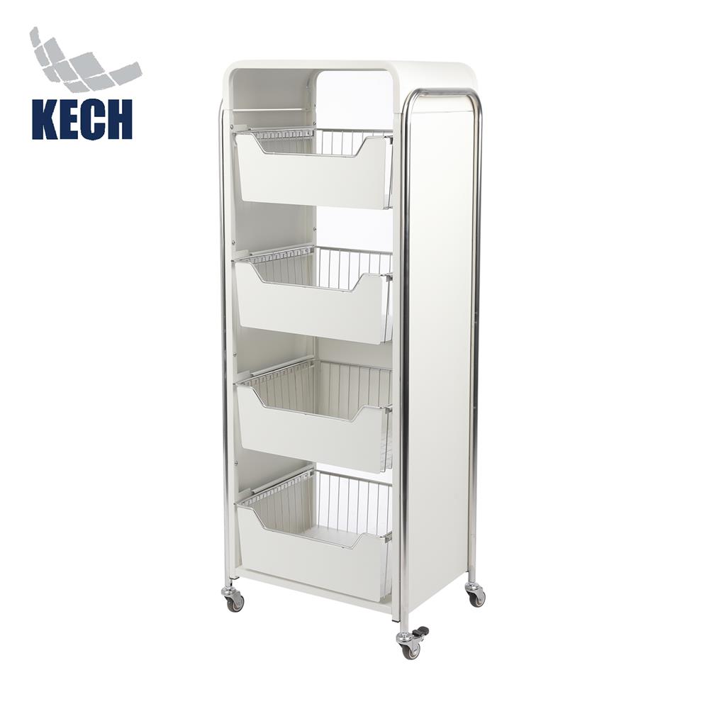 ชั้นวางของ 4 ชั้น มีล้อ KECH RITZY 43.2x30x108 ซม.