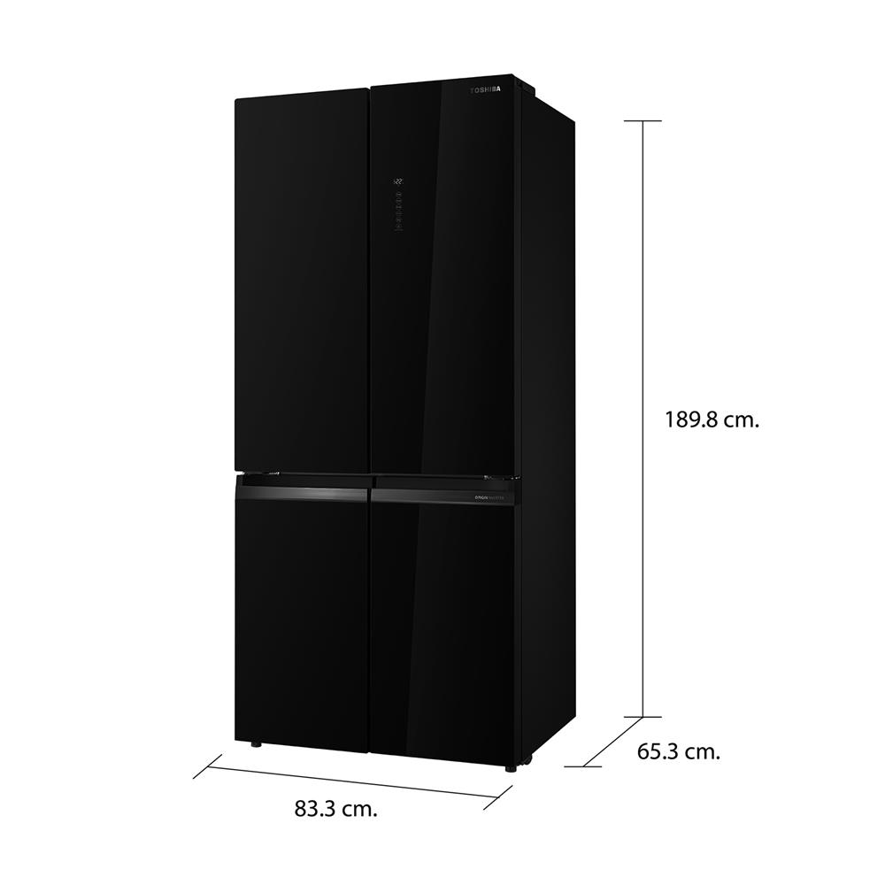 ตู้เย็น MULTI DOOR TOSHIBA GR-RF677WI-PGTH(22) 18.2 คิว กระจกดำ