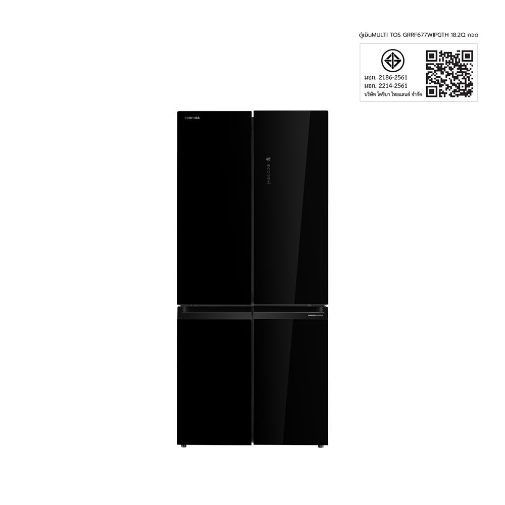 ตู้เย็น MULTI DOOR TOSHIBA GR-RF677WI-PGTH(22) 18.2 คิว กระจกดำ