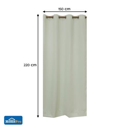 ผ้าม่าน EYELET HOME LIVING CARRY UV 150X220 ซม. สีเขียว_7