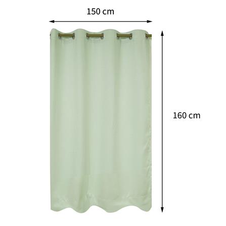 ผ้าม่าน EYELET HOME LIVING CARRY UV 150X160 ซม. สีเขียว_7