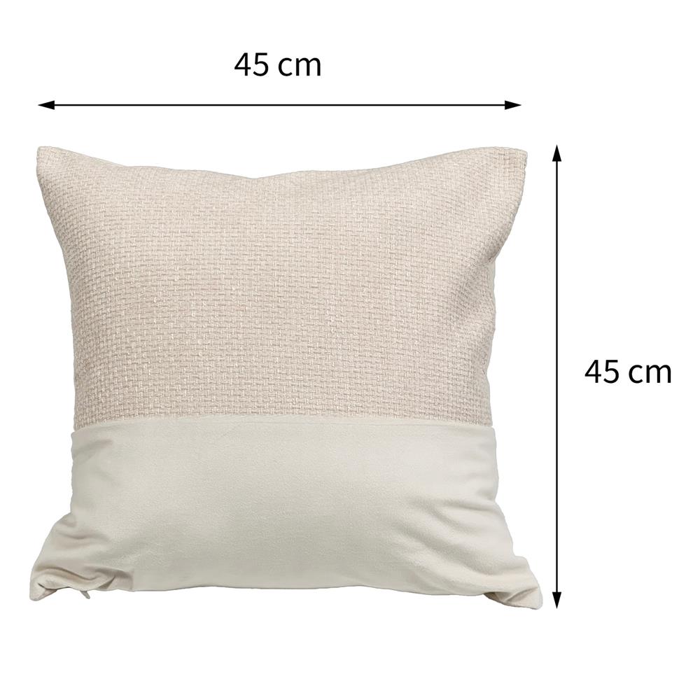 หมอนอิง HOME LIVING STYLE LEVELA 18x18 นิ้ว สีครีม