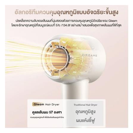 ไดร์เป่าผม DREAME HAIR GLEAM 1600 วัตต์ สีฟ้า_3