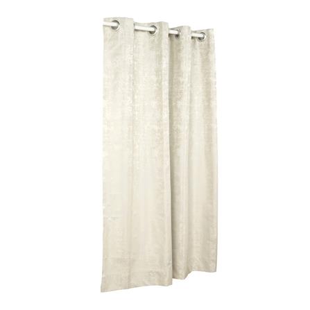 ผ้าม่าน EYELET HOME LIVING STYLE CRUSTAL UV 135X160 ซม. สีครีม_1
