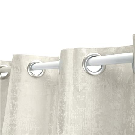 ผ้าม่าน EYELET HOME LIVING STYLE CRUSTAL UV 135X160 ซม. สีครีม_2