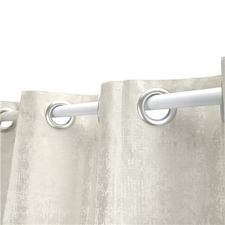 ผ้าม่าน EYELET HOME LIVING STYLE CRUSTAL UV 135X160 ซม. สีครีม_2