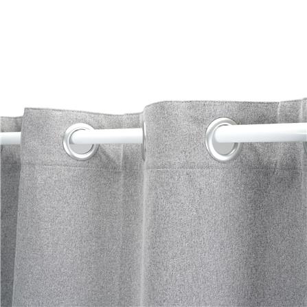 ผ้าม่าน EYELET HOME LIVING STYLE PROMPT UV 135x220 ซม. สีเทา_1
