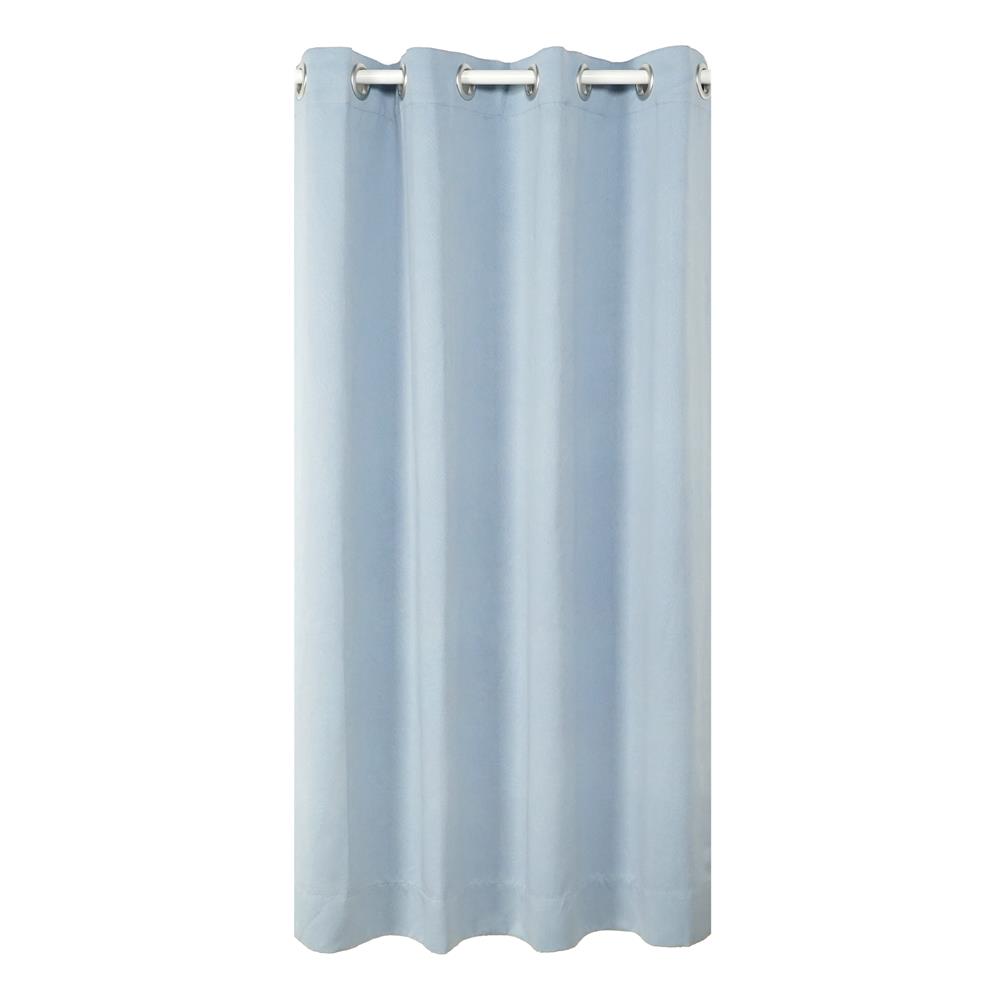 ผ้าม่าน EYELET HOME LIVING STYLE STICK UV 135x160 ซม. สีฟ้า