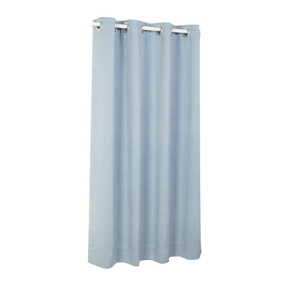 ผ้าม่าน EYELET HOME LIVING STYLE STICK UV 135x160 ซม. สีฟ้า
