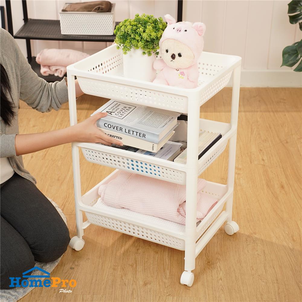 ชั้นวางของพลาสติก 3 ชั้น KECH OKEY 36X44.5X65 ซม.