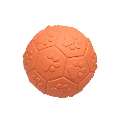 ของเล่นสุนัข MOMOVIDA RUBBER FOOTBALL DT-15L สีส้ม_1