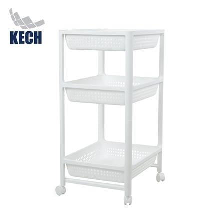 ชั้นวางของพลาสติก 3 ชั้น KECH OKEY 36X44.5X76.5 ซม._0