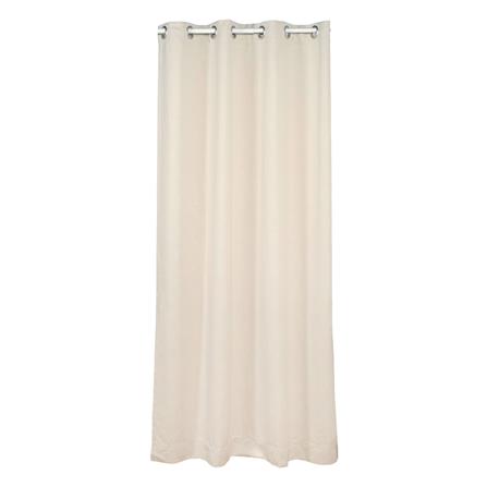 ผ้าม่าน EYELET HOME LIVING STYLE STICK UV 135x220 ซม. สีครีม_0