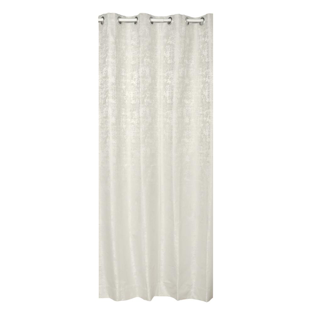 ผ้าม่าน EYELET HOME LIVING STYLE CRUSTAL UV 135x220 ซม. สีครีม_0