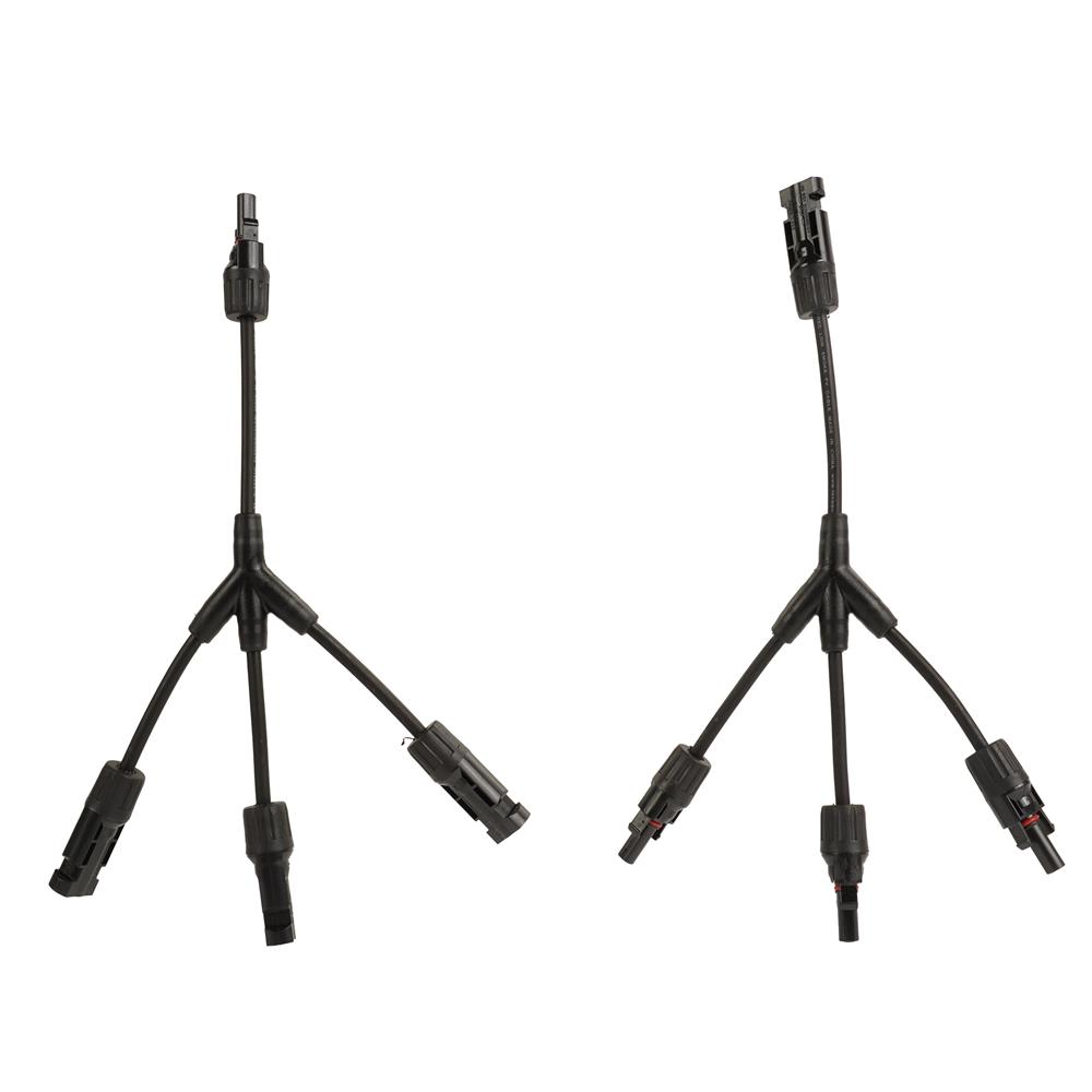 ขั้วต่อสายแบบเส้น MC4 สาย Y3 ออก ELECKTA