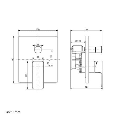 วาล์วฝังกำแพง AMERICAN STANDARD FFAS1321-6T9440BT0_1