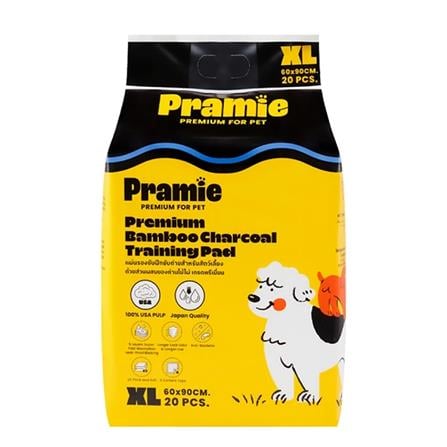 แผ่นรองซับ PRAMIE BAMBOO CHARCOAL PAD SIZE XL (20 แผ่น)_0