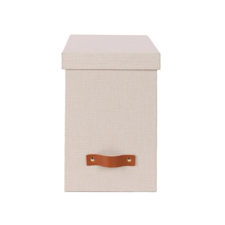 กล่องผ้ามีฝา STACKO COZY 18x31.7x26.5 ซม. สีเบจ_1