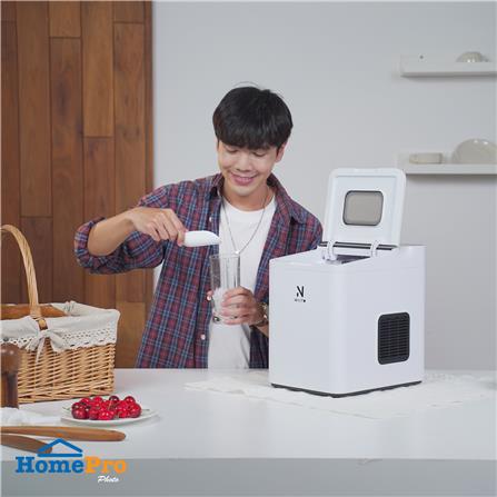 เครื่องทำน้ำแข็งอัตโนมัติ NIKITO NK-IMK สีขาว_3