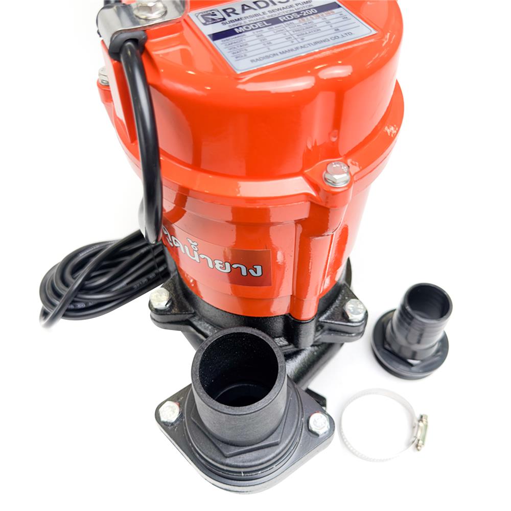 ปั๊มจุ่มน้ำเสีย RADISON RDS200 400 วัตต์