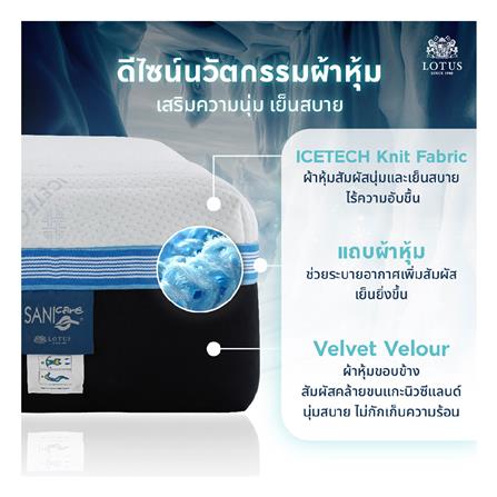 ที่นอน 5 ฟุต LOTUS ICELAND พร้อมหมอนหนุน 2 ใบ_6