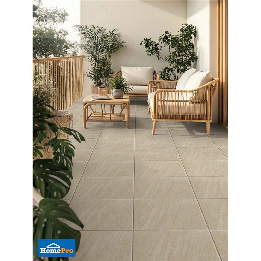 กระเบื้องพื้น 50x50 ซม. TARA สโตนบลาสด์ เบจ A 1 ตร.ม.