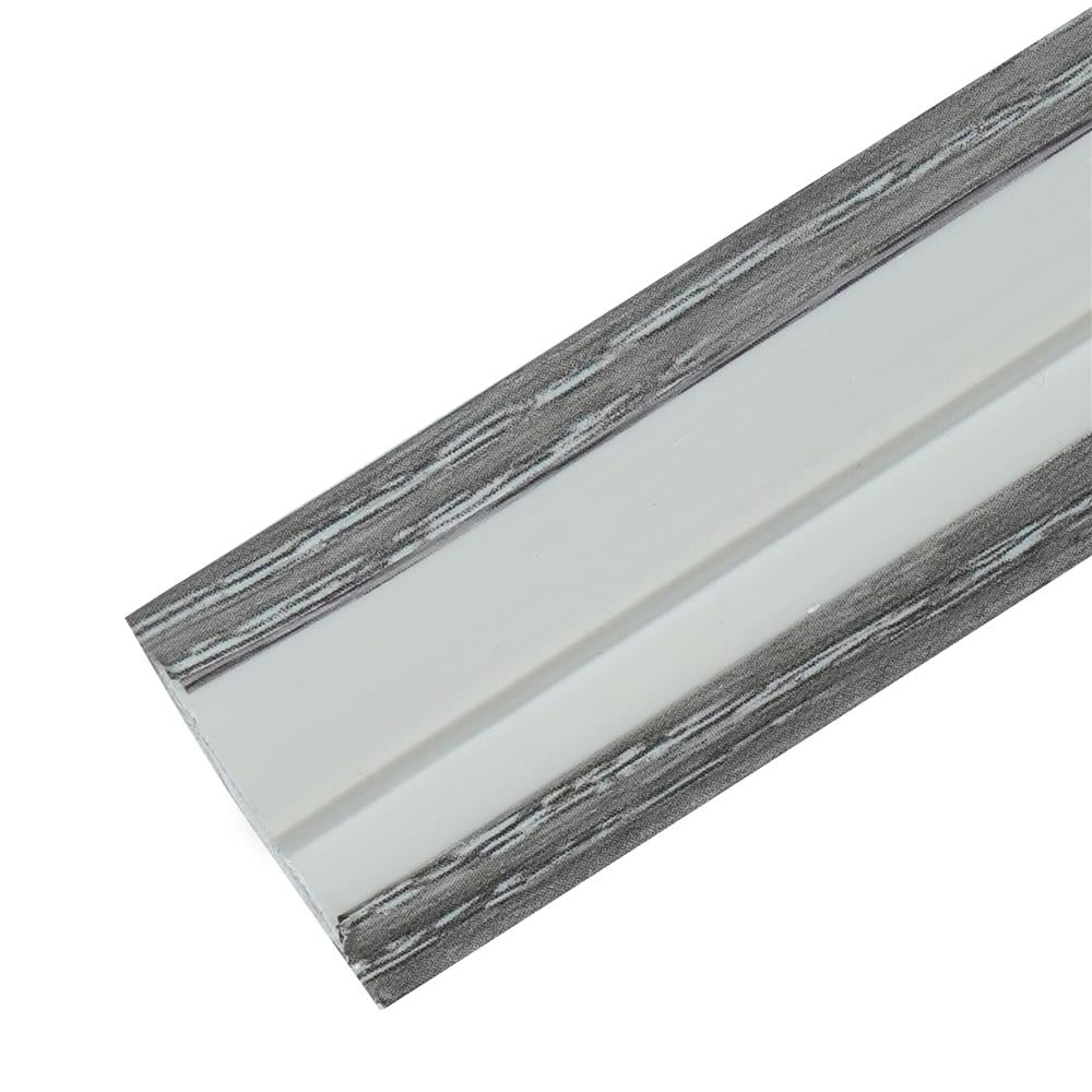 ตัวจบต่างระดับ PVC TARA 2.8x200x0.8 ซม. สีเทาเข้ม
