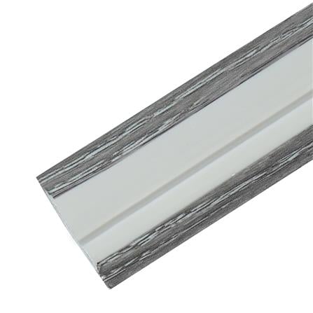 ตัวจบต่างระดับ PVC TARA 2.8x200x0.8 ซม. สีเทาเข้ม_1