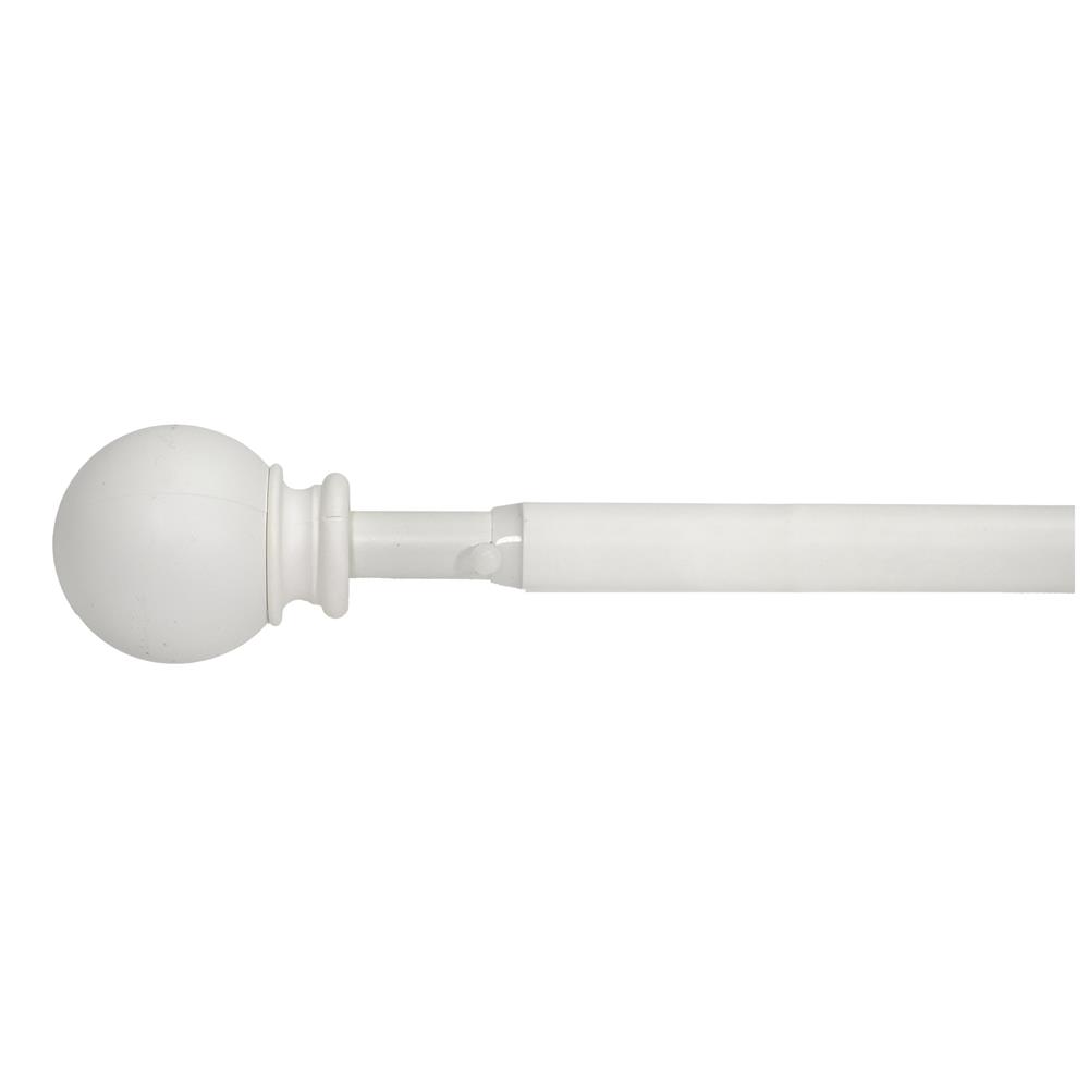 รางเหล็กยืดหด HOME LIVING STYLE BALLOON 110-210 ซม. สีขาว