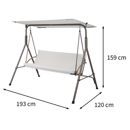 ชิงช้า 3 ที่นั่ง SPRING TOMMY สีเบจ_3