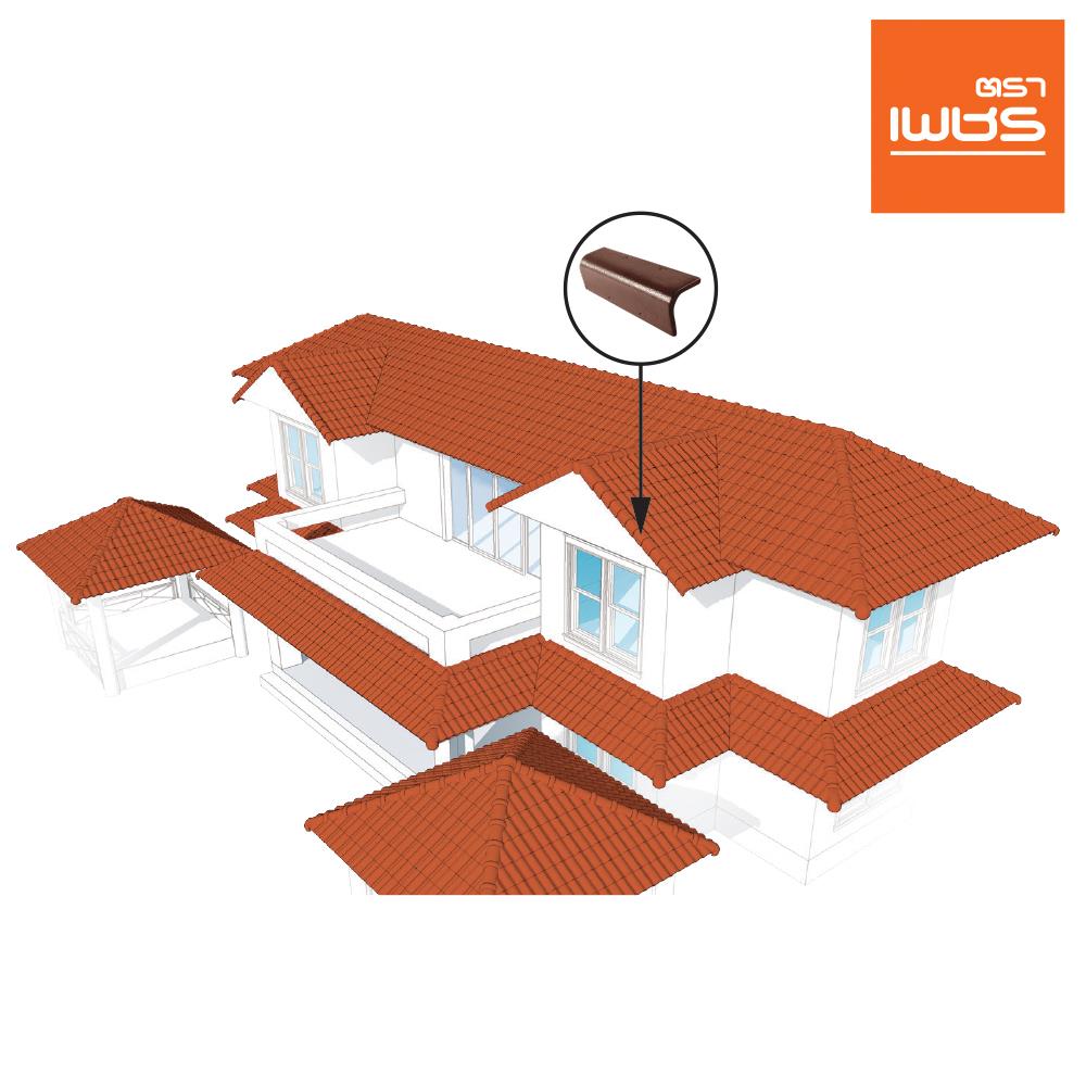 ครอบข้าง ตราเพชร CT เวนิส สีน้ำตาลกอนโดล่า