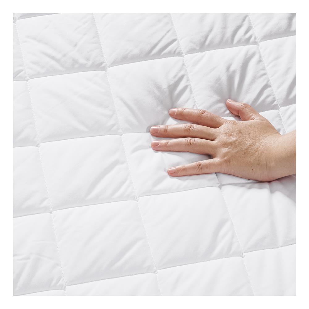 ผ้ารองกันเปื้อน รัดมุมเต็มตัว KING SIZE STEVENS สี WHITE