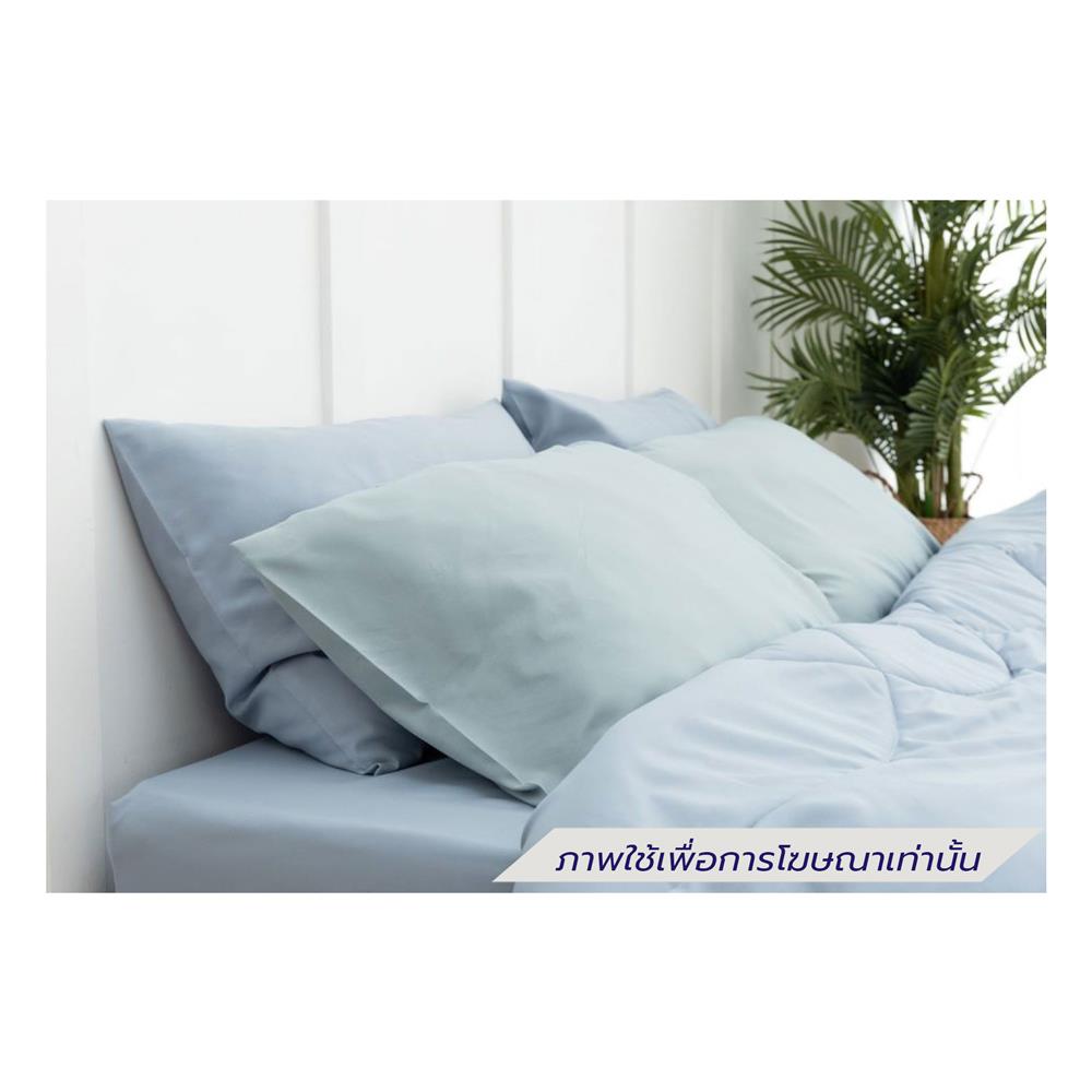 ชุดผ้าปูที่นอน 5 ฟุต (ชุด 6 ชิ้น) SANTA BEDDING สี LIGHT BLUE/LIGHT GREEN