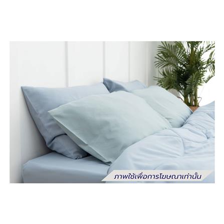 ชุดผ้าปูที่นอน 5 ฟุต (ชุด 6 ชิ้น) SANTA BEDDING สี LIGHT BLUE/LIGHT GREEN_1