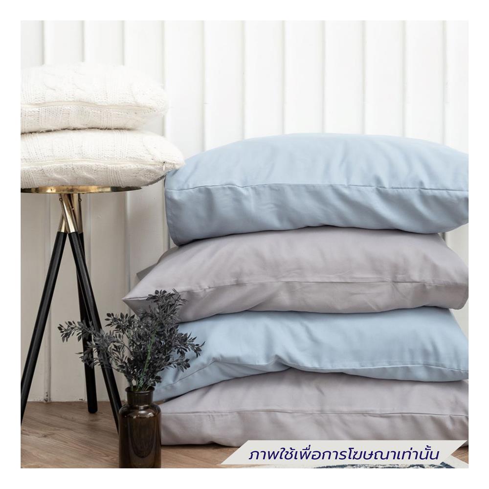 ชุดผ้าปูที่นอน 5 ฟุต (ชุด 6 ชิ้น) SANTA BEDDING สี LIGHT GREY/LIGHT BLUE
