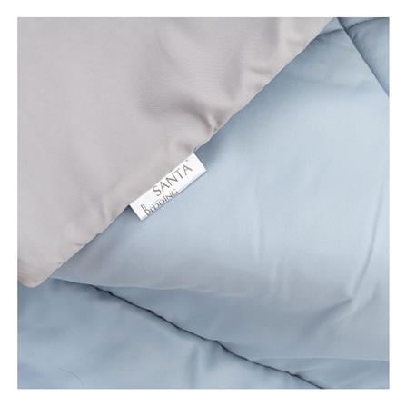 ชุดผ้าปูที่นอน 5 ฟุต (ชุด 6 ชิ้น) SANTA BEDDING สี LIGHT GREY/LIGHT BLUE_7