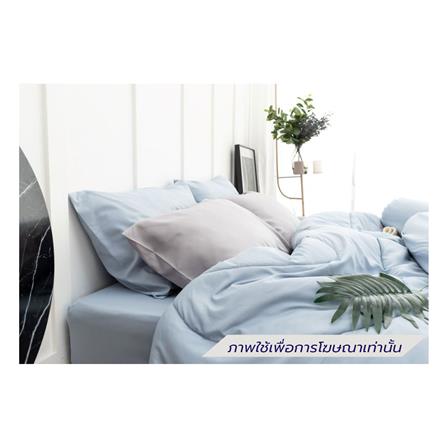 ชุดผ้าปูที่นอน 3.5 ฟุต (ชุด 4 ชิ้น) SANTA BEDDING สี LIGHT BLUE/LIGHT GREY_2