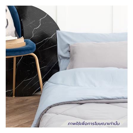 ชุดผ้าปูที่นอน 3.5 ฟุต (ชุด 4 ชิ้น) SANTA BEDDING สี LIGHT BLUE/LIGHT GREY_3