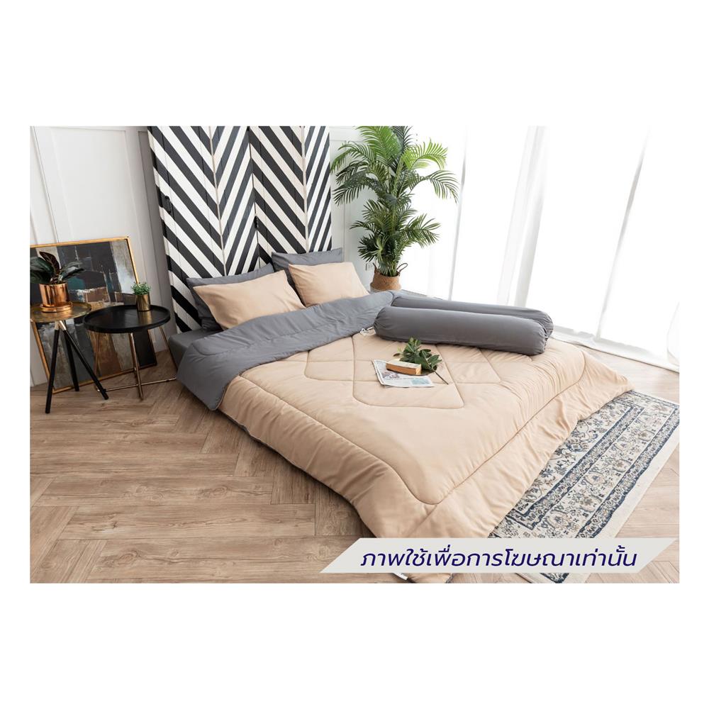 ชุดผ้าปูที่นอน 5 ฟุต (ชุด 6 ชิ้น) SANTA BEDDING สี GREY/BROWN