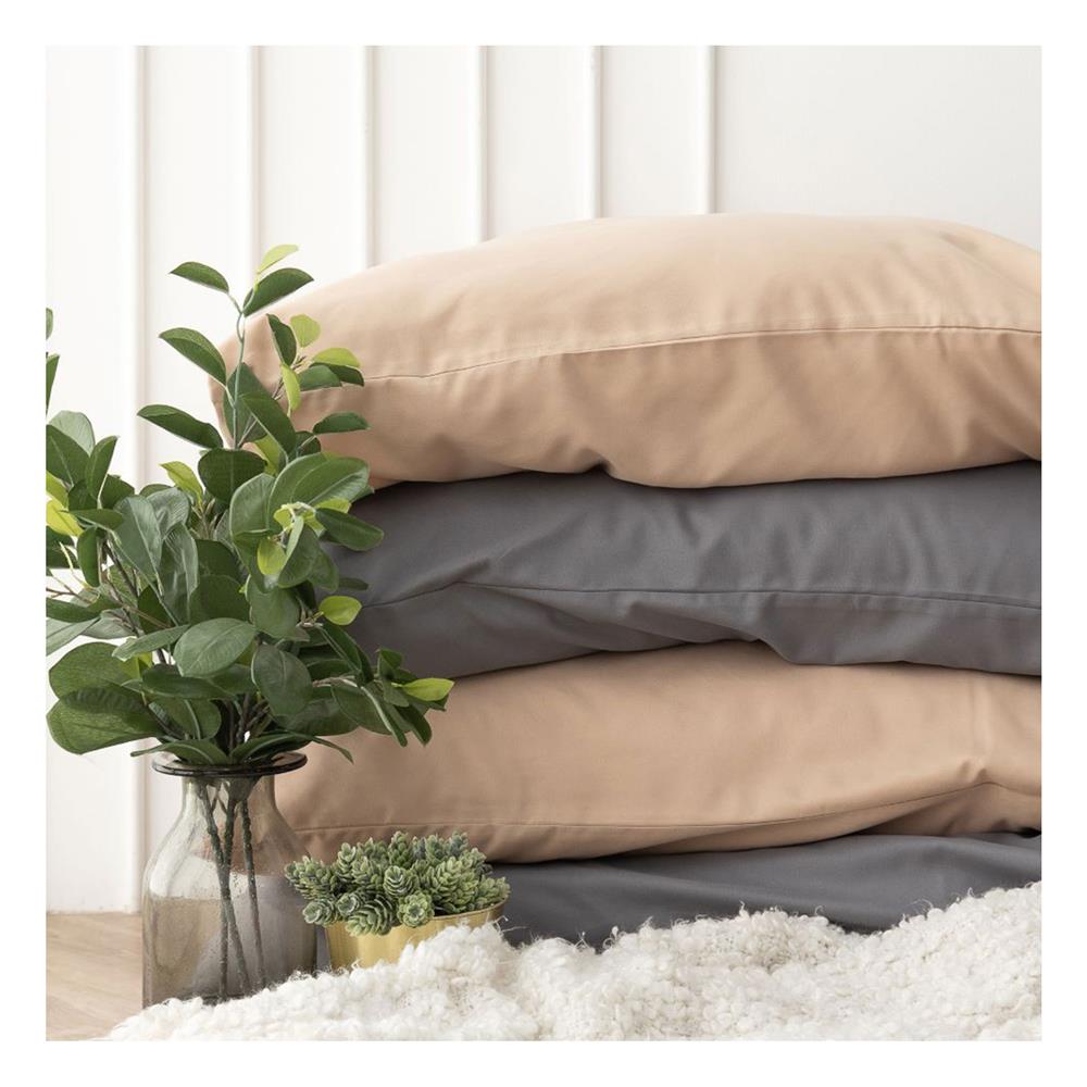 ชุดผ้าปูที่นอน 5 ฟุต (ชุด 6 ชิ้น) SANTA BEDDING สี GREY/BROWN
