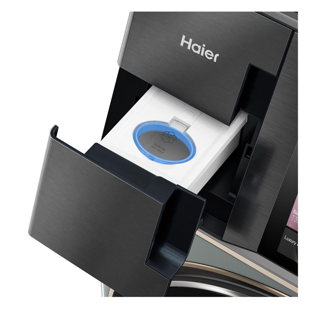 เครื่องซักอบผ้าฝาหน้า HAIER HWD210-BD12LGNU1 21/14 กก. 1200RPM อินเวอร์เตอร์ สีเขียวซีลอน
