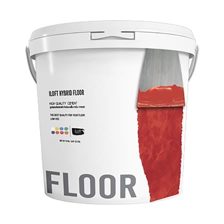 สีเท็กเจอร์ ILOFT HYBRID FLOOR สีแดงเข้ม 12 กก._0