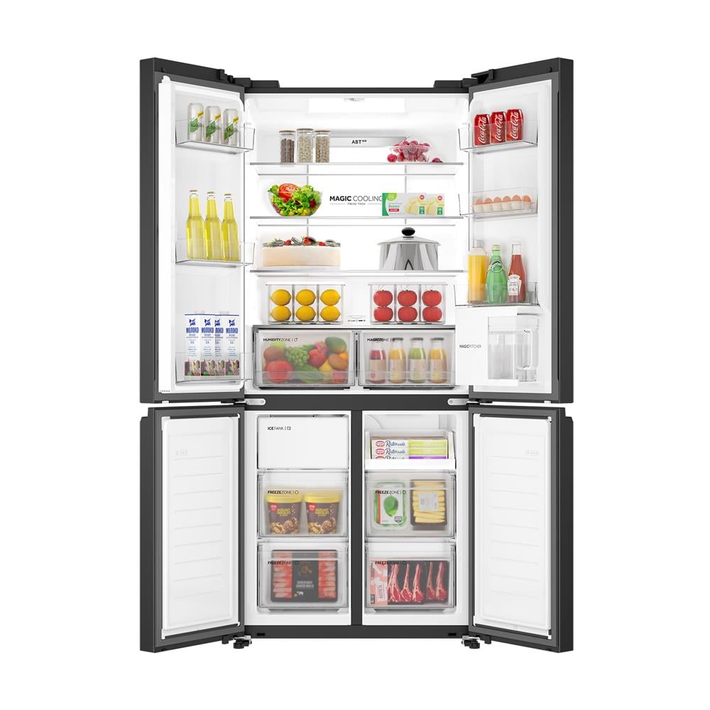 ตู้เย็น MULTI DOOR HAIER HRF-MD539IW(GL)U1 18.4 Q กระจกน้ำเงินลายหินอ่อน