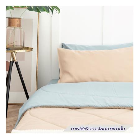 ชุดผ้าปูที่นอน 5 ฟุต (ชุด 6 ชิ้น) SANTA BEDDING สี LIGHT BLUE/CREAM_2