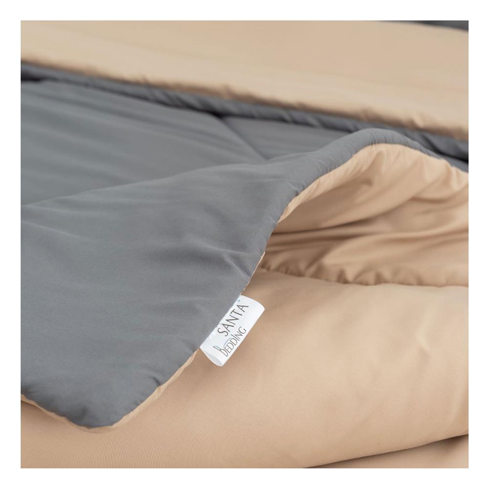 ชุดผ้าปูที่นอน 5 ฟุต (ชุด 6 ชิ้น) SANTA BEDDING สี BROWN/GREY